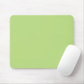 Pastel Light Green Personalised Colour Background Mouse Pad (With Mouse)