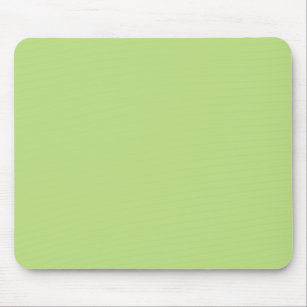 Pastel Light Green Personalised Colour Background Mouse Pad