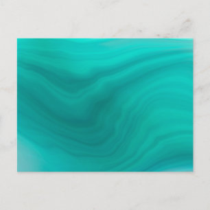Pastel Light Turquoise Nature Abstract   Postcard