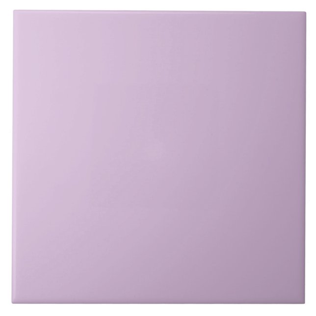 Pastel Lilac Ceramic Tile. Ceramic Tile (Front)