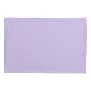 Pastel Lilac Purple Solid Colour Pairs to 2023 COT Pillowcase