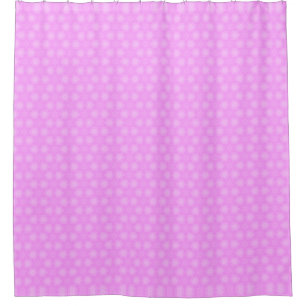 Pastel Lilac Purple White Star Repeating Pattern Shower Curtain