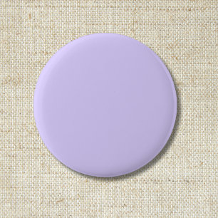 Pastel Lilac Solid Colour Classic Elegant 6 Cm Round Badge