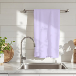 Pastel Lilac Solid Colour   Classic   Elegant Tea Towel