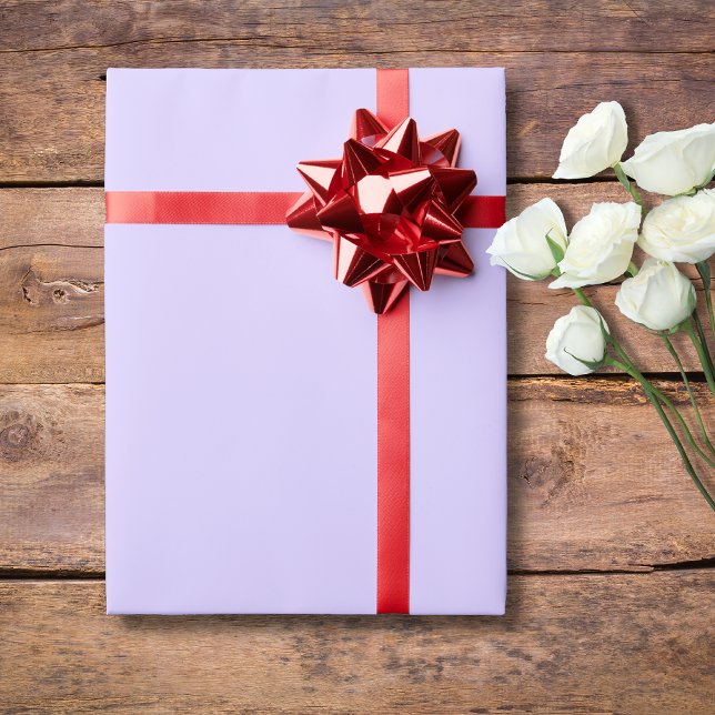 Pastel Lilac Solid Colour | Classic | Elegant Wrapping Paper (Creator Uploaded)