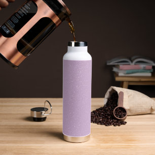 Pastel Lilac Sparkle Water Bottle
