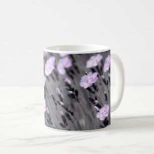 Pastel Lilac Wildflowers Coffee Mug