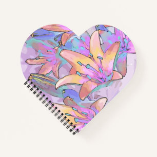 Pastel Lily Love Notebook