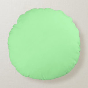Pastel Lime Green Round Cushion