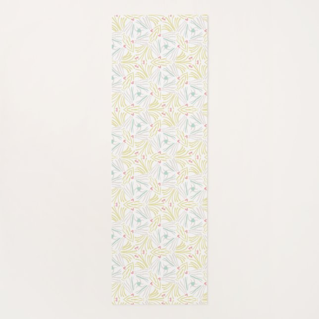 Pastel Lines Yoga mat- double sided Yoga Mat (Back)