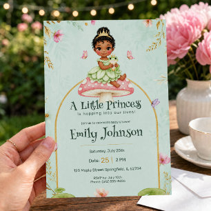 Pastel Little Princess Baby Shower Invite