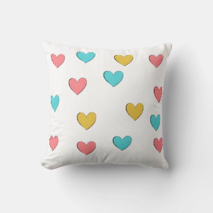 Pastel Love Aesthetic Graphic Cushion