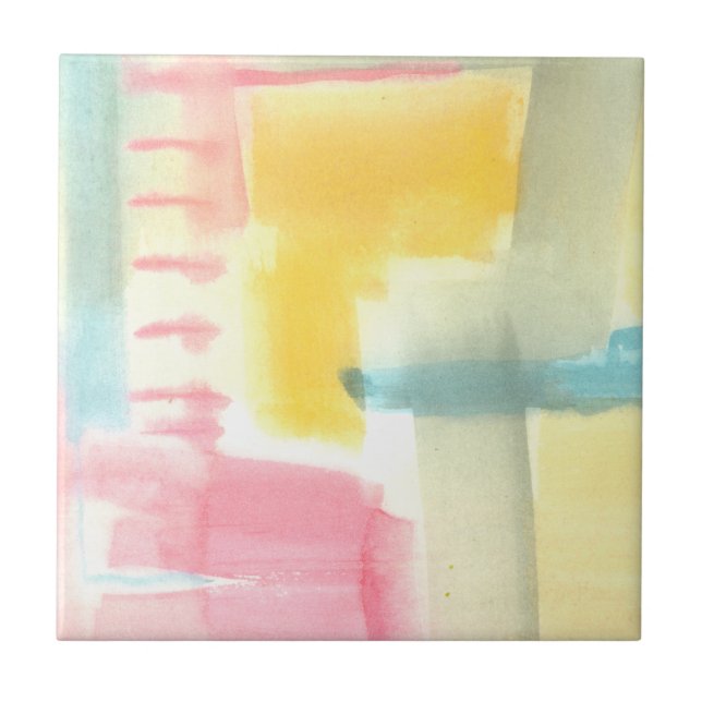 Pastel Luxe I Ceramic Tile (Front)