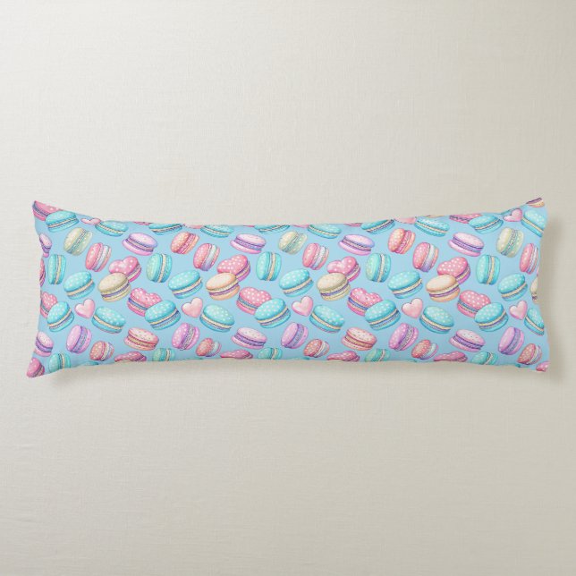 Pastel Macaron Body Pillow (Front)