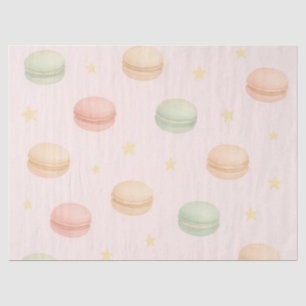 Pastel Macaron & Stars Watercolor Tissue Paper