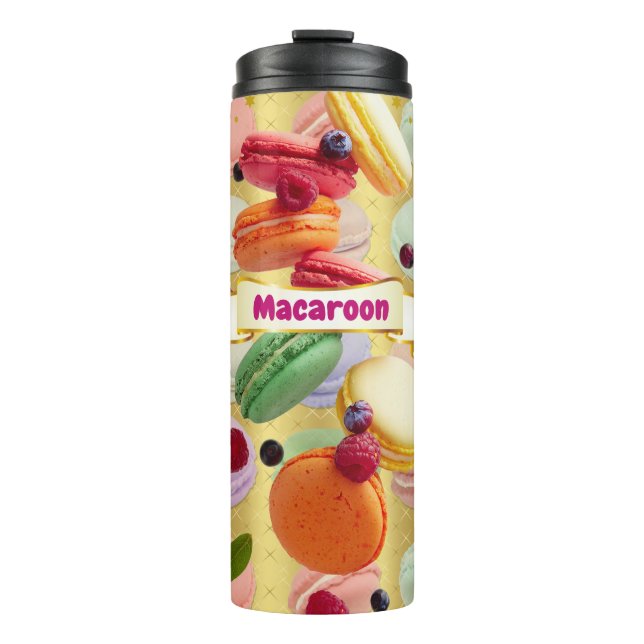 Pastel Macaroon Thermal Tumbler (Front)