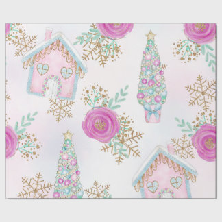 Pastel Magic Christmas Wrapping Paper