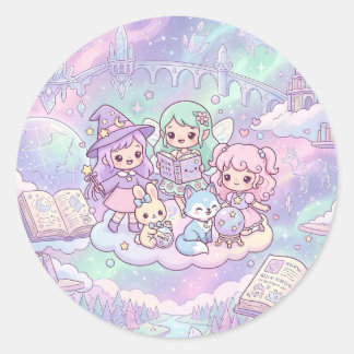 Pastel Magical Friends Sticker