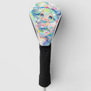 Pastel Magical Idol Girl Chibi Anime Golf Head Cover