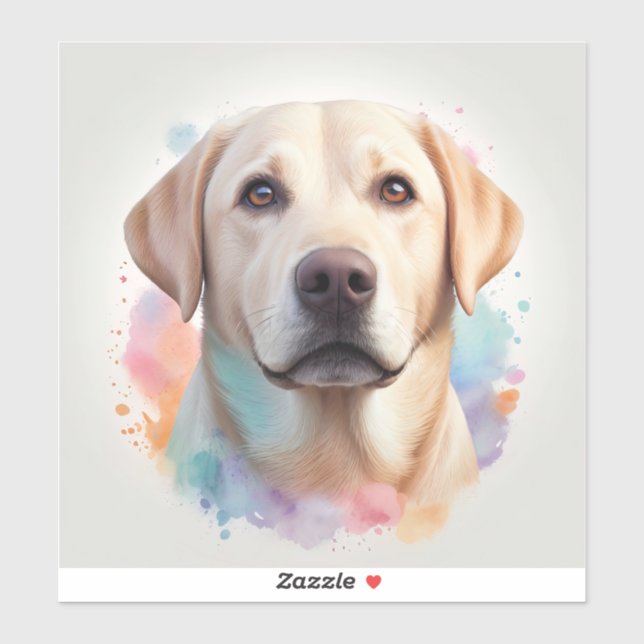 Pastel Magical Labrador Retriever Artwork (Sheet)