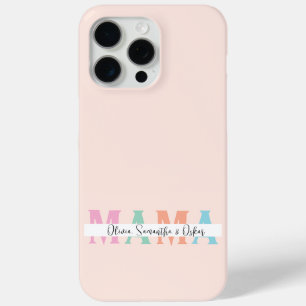 Pastel MAMA Personalised iPhone Case