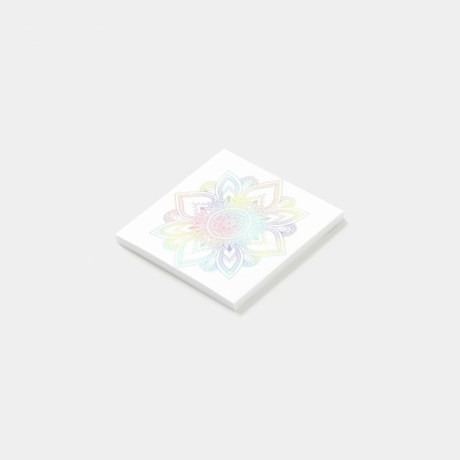 Pastel Mandala Post-It Notes (Angled)