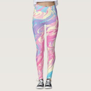 ✨ Pastel Marble Design Soft - Trendy & Smooth 🎨 Leggings