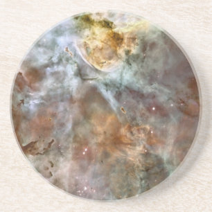 Pastel Marble in the Carina Nebula Coaster