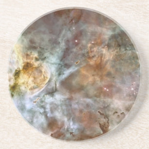 Pastel Marble in the Carina Nebula Coaster
