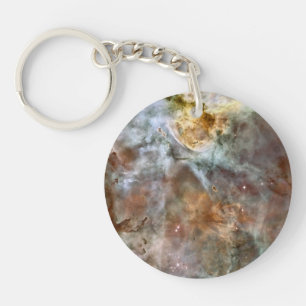 Pastel Marble in the Carina Nebula Key Ring