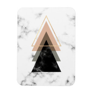 Pastel Marble Print Design Magnet