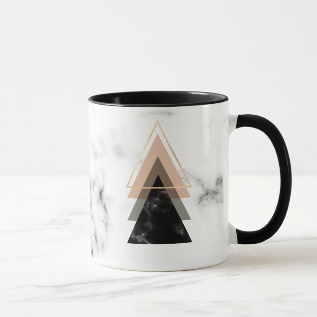 Pastel Marble Print Design Mug (Right)