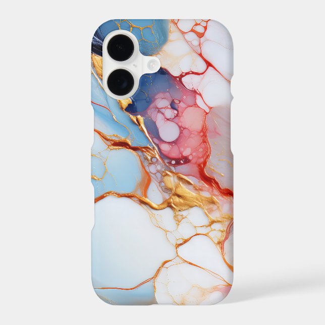 Pastel Marble with Gold Elegance (Back)