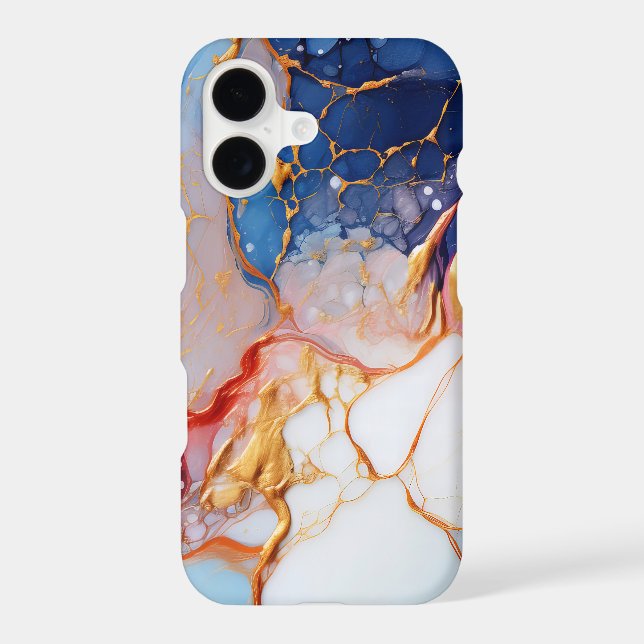 Pastel Marble with Gold Elegance (Back)