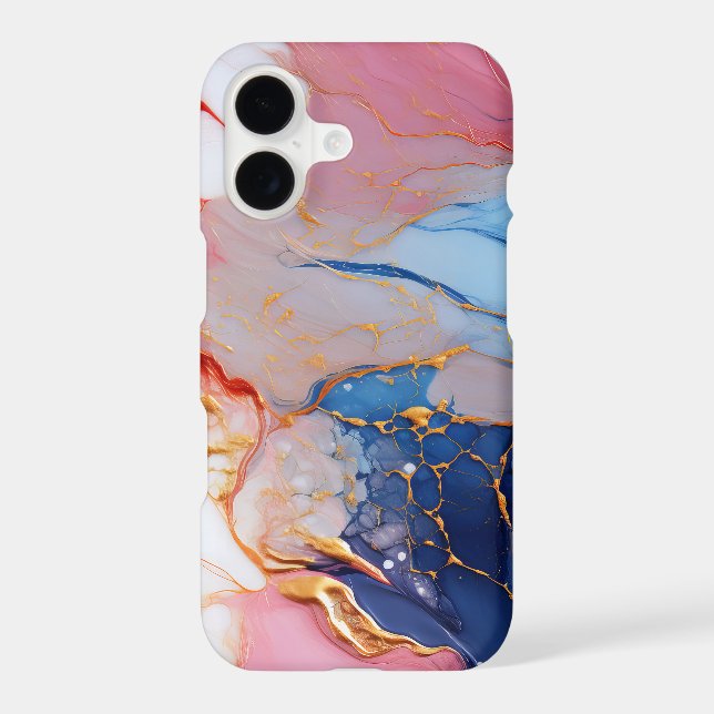 Pastel Marble with Gold Elegance (Back)