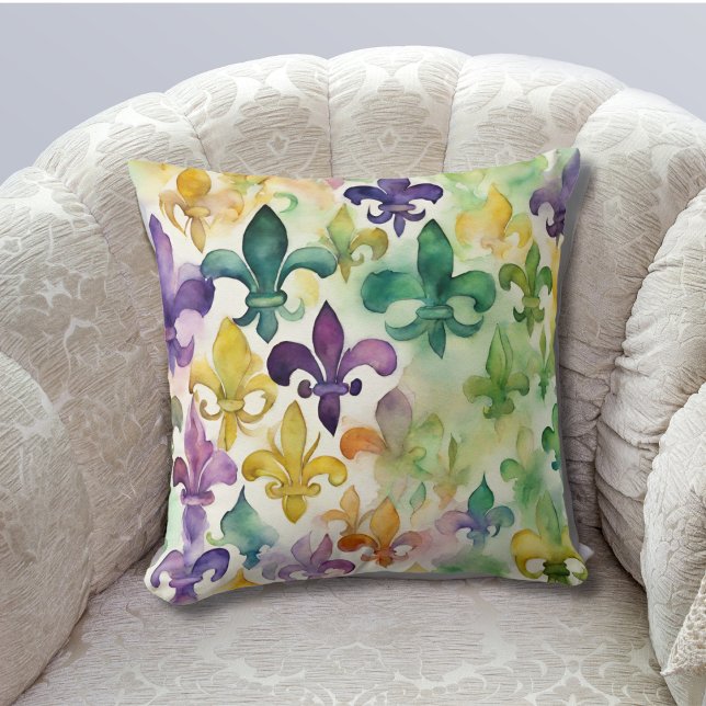 Pastel Mardi Gras  Cushion (Creator Uploaded)