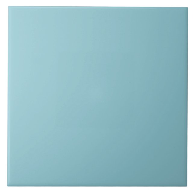Pastel Marine Blue Ceramic Tile. Ceramic Tile (Front)