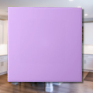 Pastel Mauve Solid Colour Classic Elegant Ceramic Tile