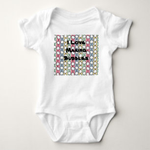 Pastel MCM Colourful Lines  Baby Bodysuit