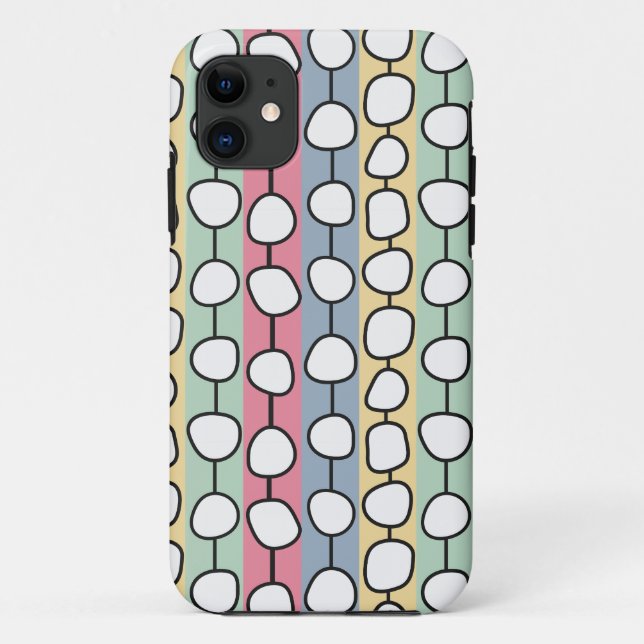 Pastel MCM Colourful Lines  Case-Mate iPhone Case (Back)