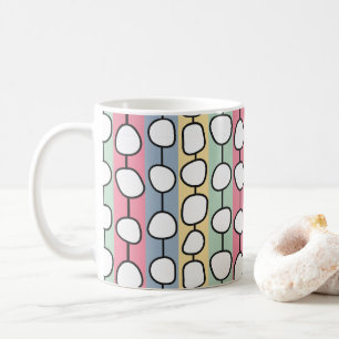 Pastel MCM Colourful Lines Coffee Mug