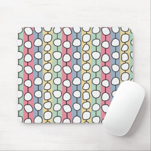 Pastel MCM Colourful Lines  Mouse Pad