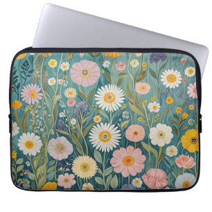 Pastel Meadow Bliss Laptop Sleeve
