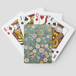 Pastel Meadow Bliss Playing Cards