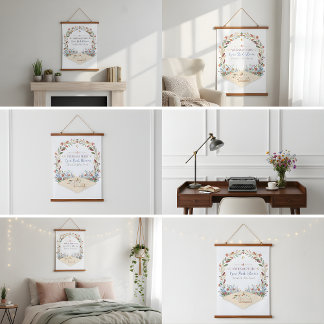 Pastel Meadow Flowers Tapestry