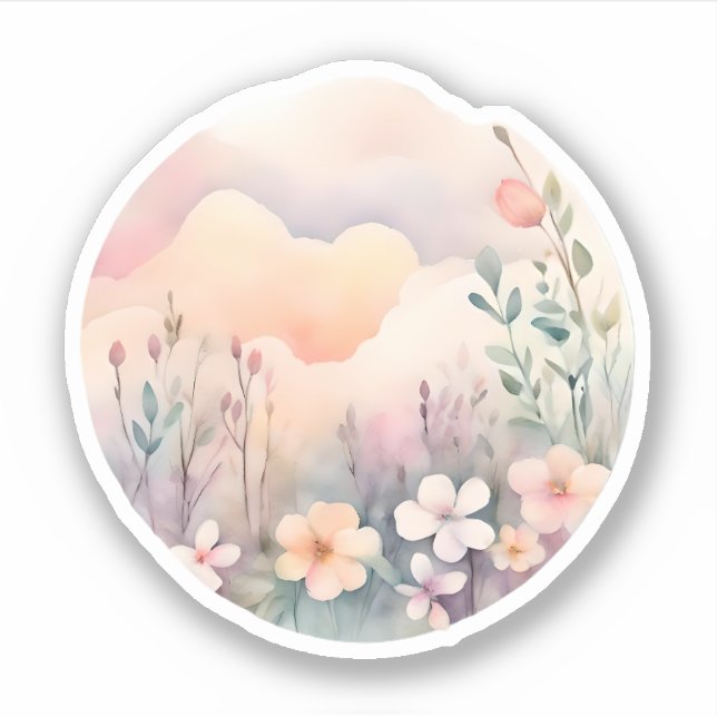Pastel Meadow Serenity (Front)