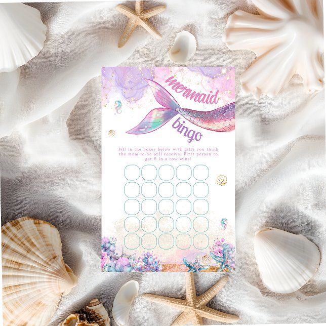 Pastel Mermaid Bingo Undersea Girl (Creator Uploaded)