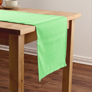 Pastel Mint Solid Colour Classic Elegant Short Table Runner