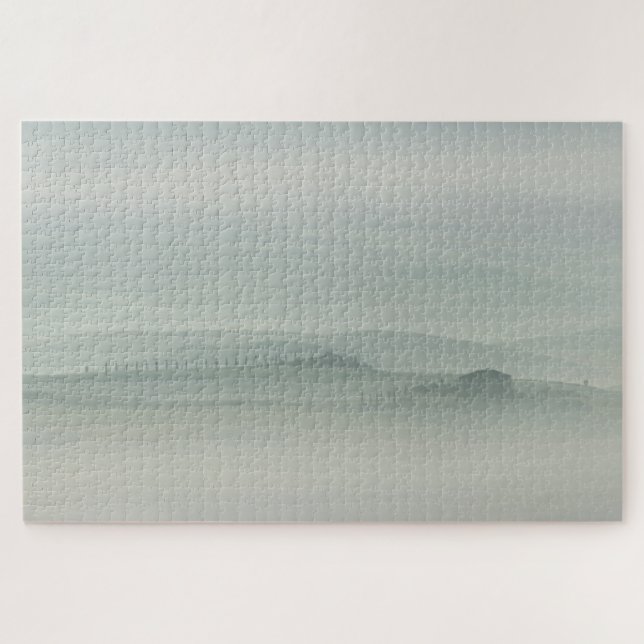 Pastel morning in foggy Tuscany Jigsaw Puzzle (Horizontal)