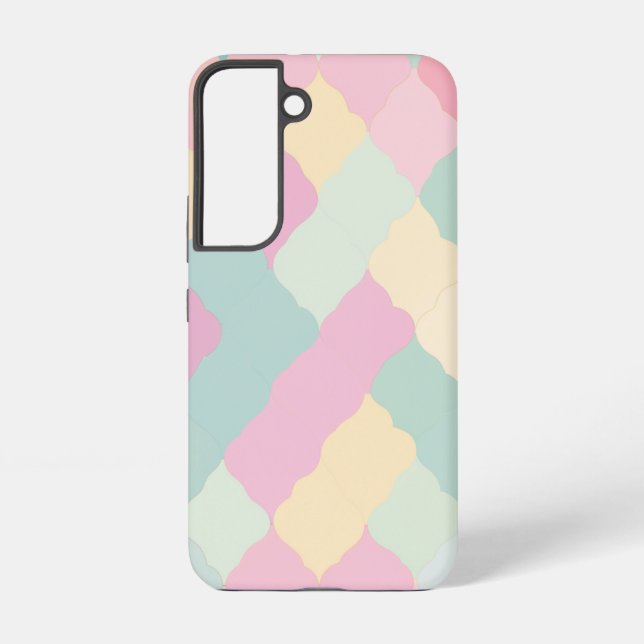 Pastel Moroccan Tile Pattern Phone Case (Back)